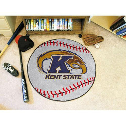 Kent Golden Flashes NCAA Baseball Round Floor Mat (29)