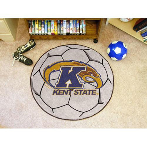 Kent Golden Flashes NCAA Soccer Ball Round Floor Mat (29)