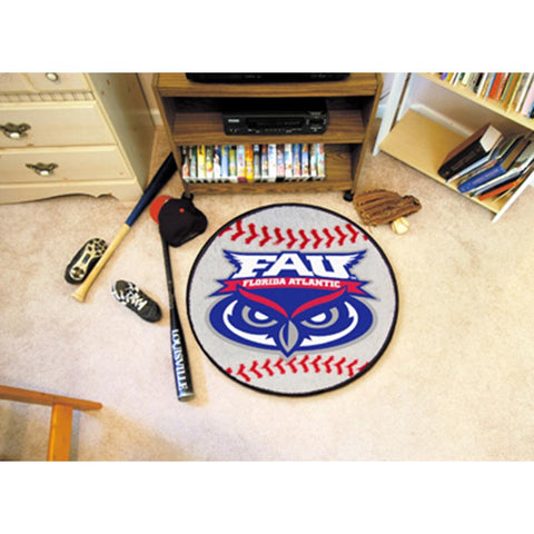 Florida Atlantic Owls NCAA Baseball Round Floor Mat (29)