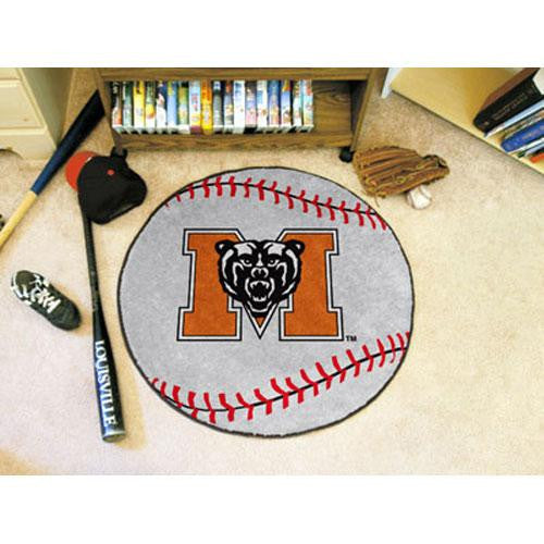 Mercer Bears NCAA Baseball Round Floor Mat (29)