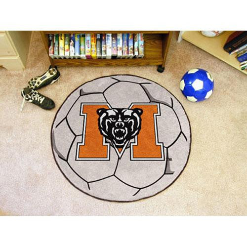 Mercer Bears NCAA Soccer Ball Round Floor Mat (29)