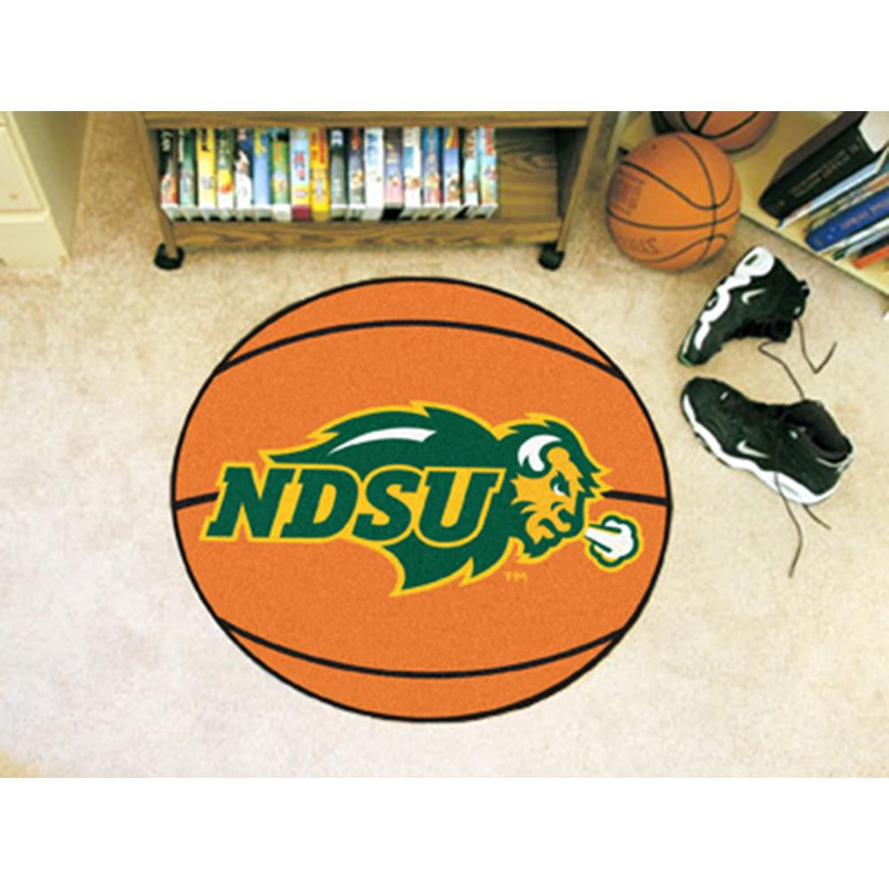 North Dakota State Bison NCAA Basketball Round Floor Mat (29)