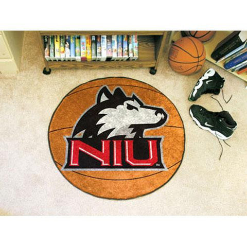 Northern Illinois Huskies NCAA Basketball Round Floor Mat (29)