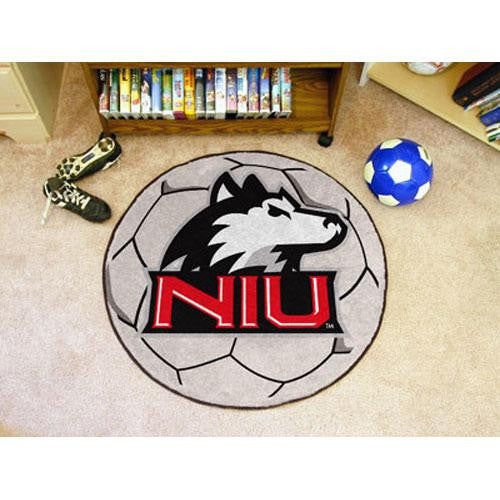 Northern Illinois Huskies NCAA Soccer Ball Round Floor Mat (29)