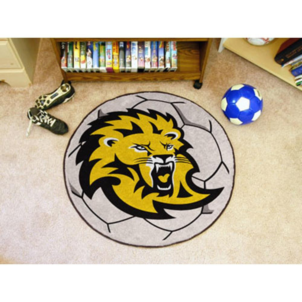 Southeastern Louisiana Lions NCAA Soccer Ball Round Floor Mat (29)