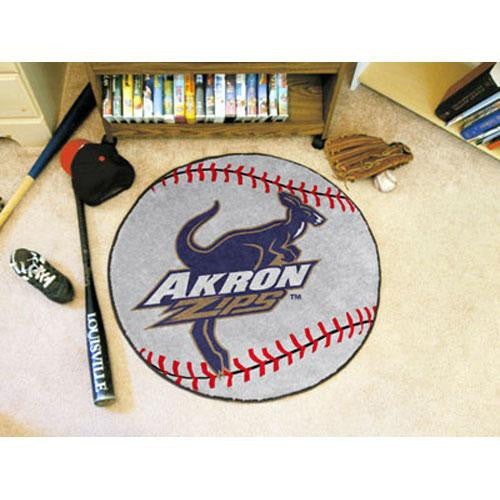 Akron Zips NCAA Baseball Round Floor Mat (29)