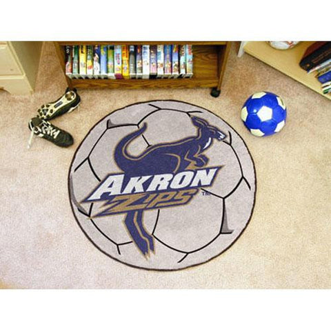 Akron Zips NCAA Soccer Ball Round Floor Mat (29)