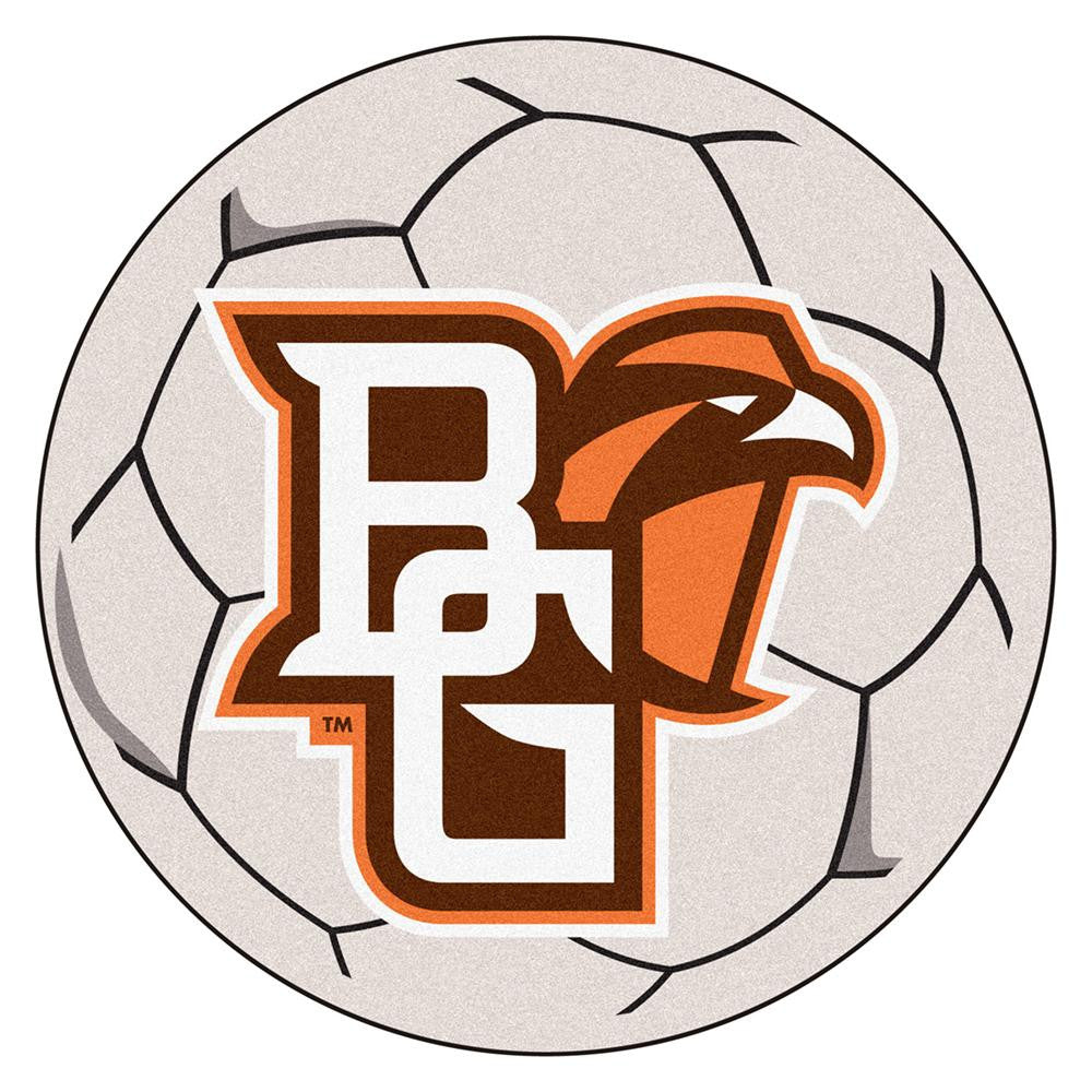 Bowling Green Falcons NCAA Soccer Ball Round Floor Mat (29)