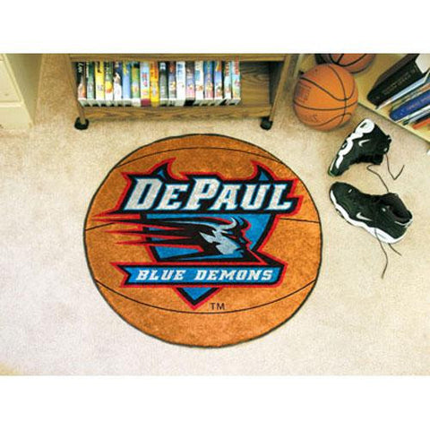 DePaul Blue Demons NCAA Basketball Round Floor Mat (29)