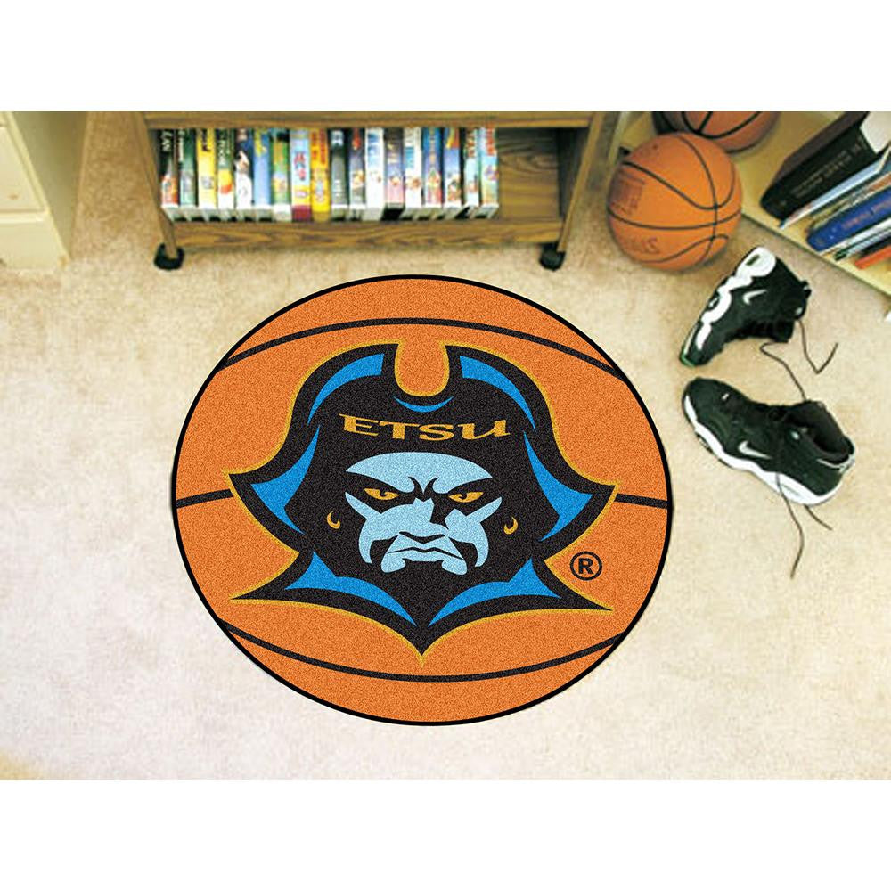 East Tennessee State Buccaneers NCAA Basketball Round Floor Mat (29)