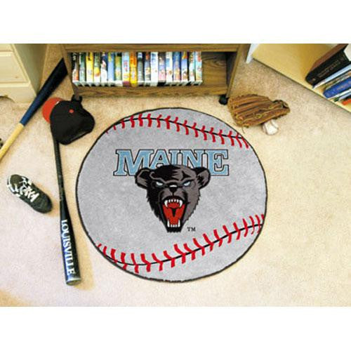 Maine Black Bears NCAA Baseball Round Floor Mat (29)