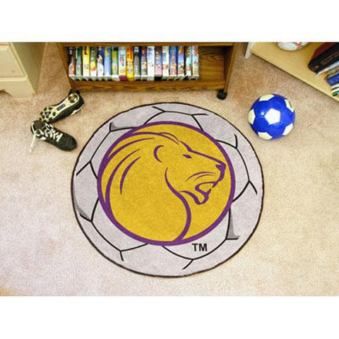 North Alabama Lions NCAA Soccer Ball Round Floor Mat (29)