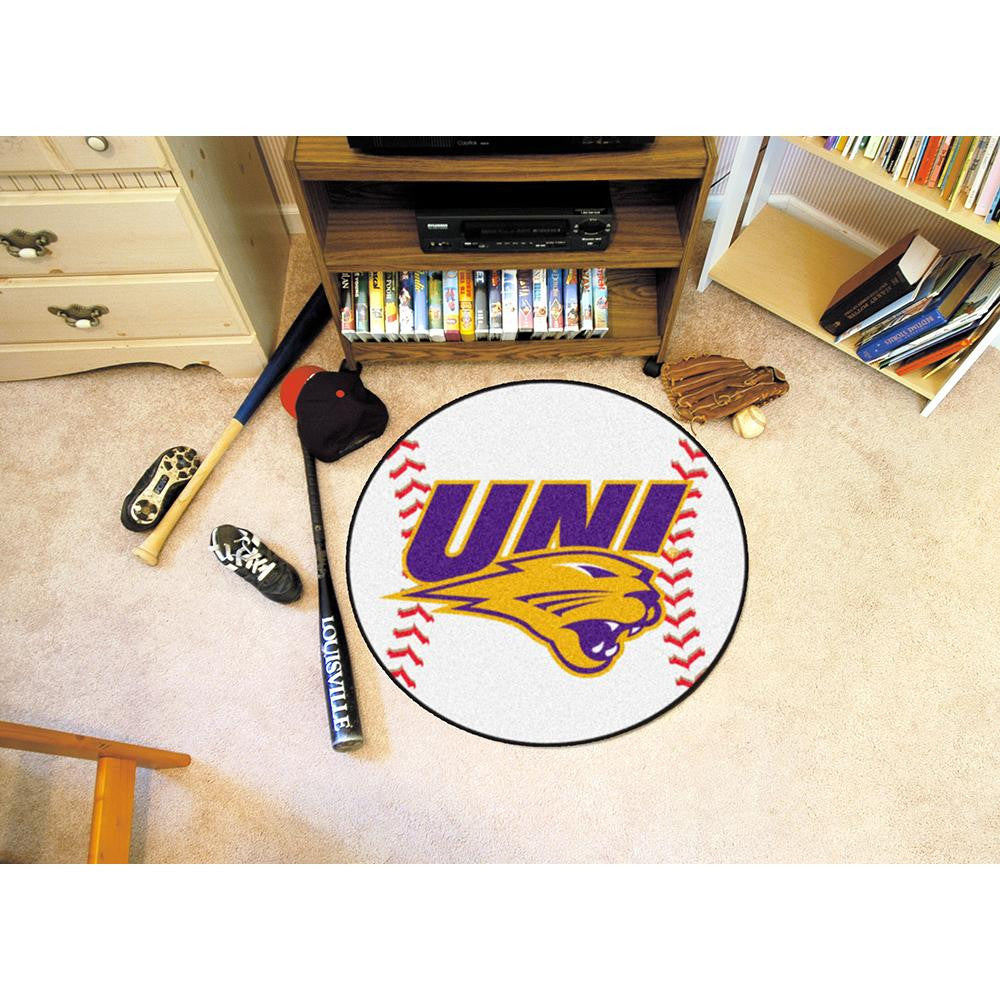 Northern Iowa Panthers NCAA Baseball Round Floor Mat (29)