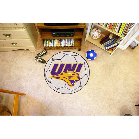 Northern Iowa Panthers NCAA Soccer Ball Round Floor Mat (29)