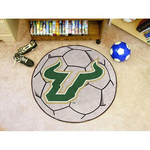 South Florida Bulls NCAA Soccer Ball Round Floor Mat (29)