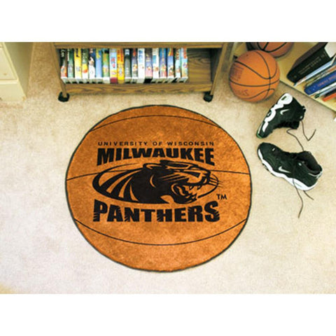 Wisconsin Milwaukee Panthers NCAA Basketball Round Floor Mat (29)