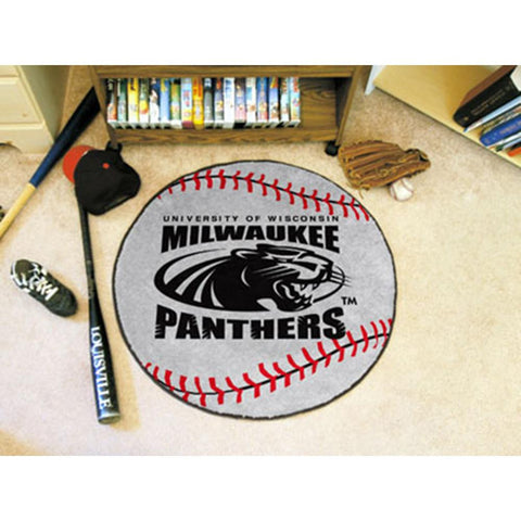 Wisconsin Milwaukee Panthers NCAA Baseball Round Floor Mat (29)