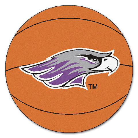 Wisconsin-Whitewater Warhawks NCAA Basketball Round Floor Mat (29)