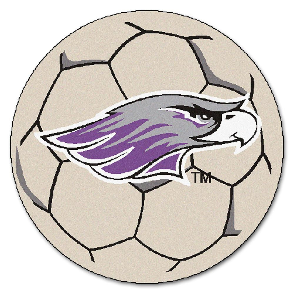 Wisconsin-Whitewater Warhawks NCAA Soccer Ball Round Floor Mat (29)