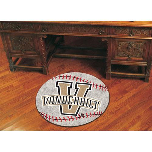 Vanderbilt Commodores NCAA Baseball Round Floor Mat (29)