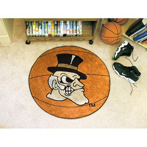 Wake Forest Demon Deacons NCAA Basketball Round Floor Mat (29)