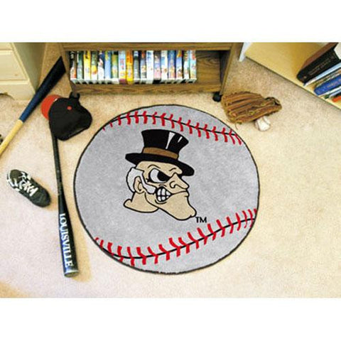 Wake Forest Demon Deacons NCAA Baseball Round Floor Mat (29)