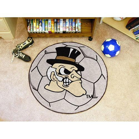 Wake Forest Demon Deacons NCAA Soccer Ball Round Floor Mat (29)