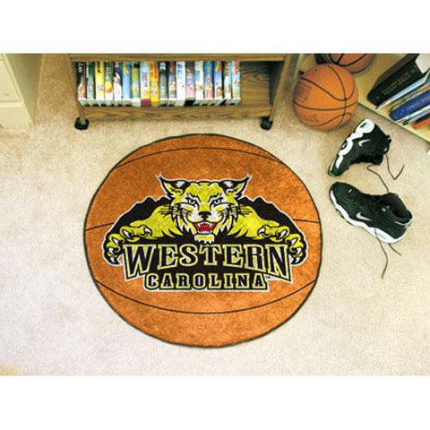 Western Carolina Catamounts NCAA Basketball Round Floor Mat (29)