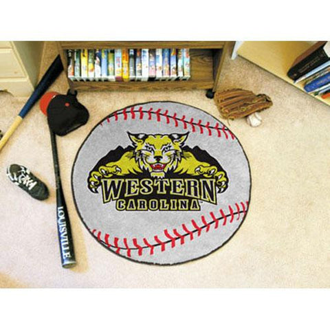 Western Carolina Catamounts NCAA Baseball Round Floor Mat (29)