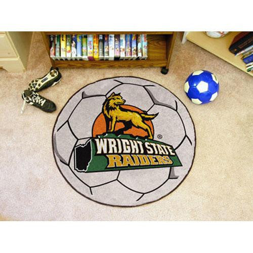 Wright State Raiders NCAA Soccer Ball Round Floor Mat (29)