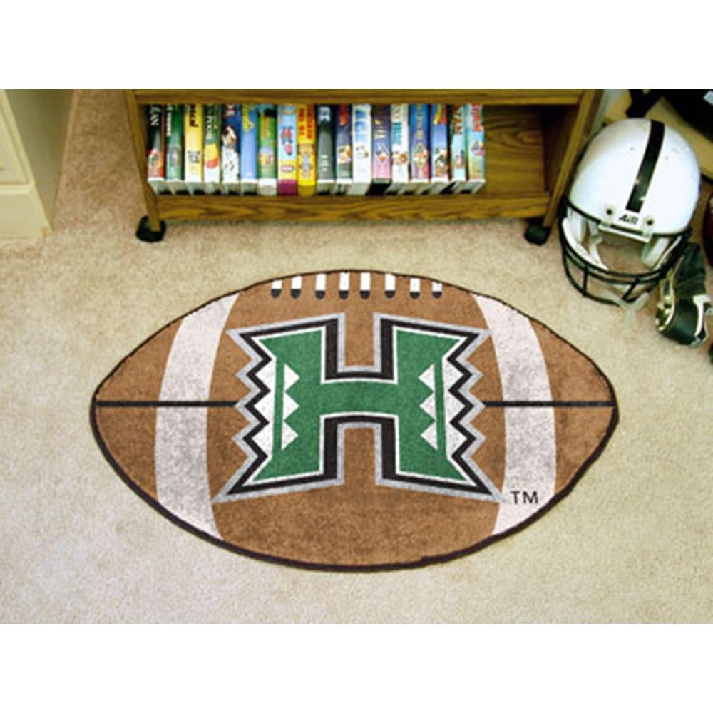 Hawaii Rainbow Warriors NCAA Football Floor Mat (22x35)