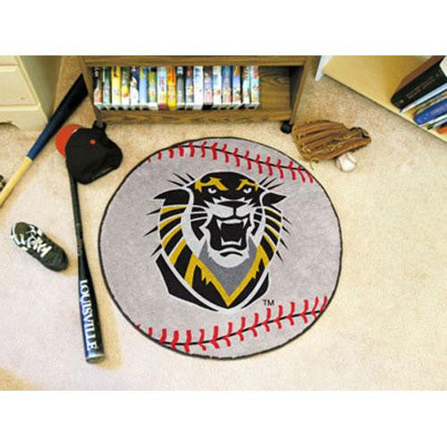 Fort Hays State Tigers NCAA Baseball Round Floor Mat (29)