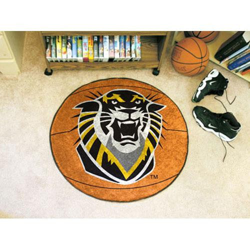 Fort Hays State Tigers NCAA Basketball Round Floor Mat (29)