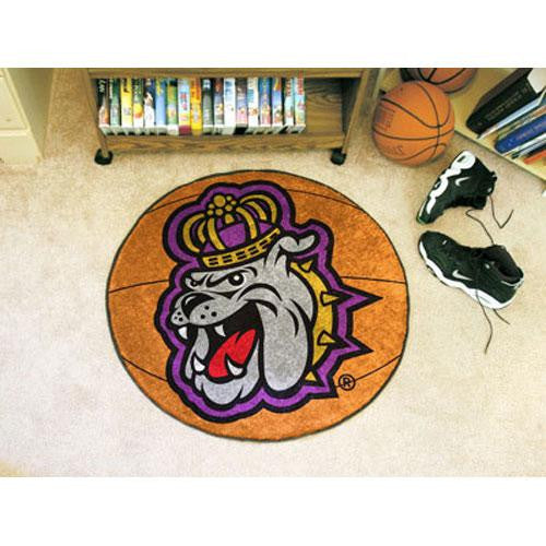 James Madison Dukes NCAA Basketball Round Floor Mat (29)