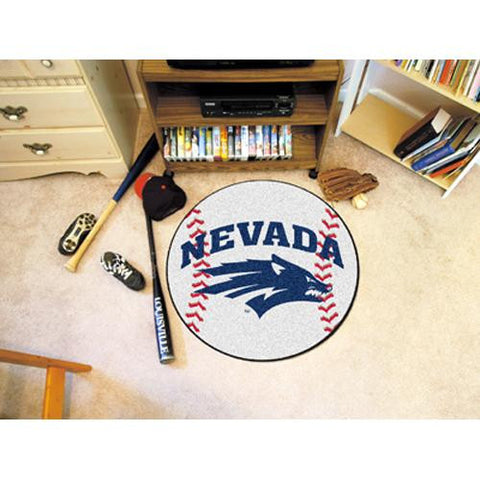 Nevada Reno Wolf Pack NCAA Baseball Round Floor Mat (29)