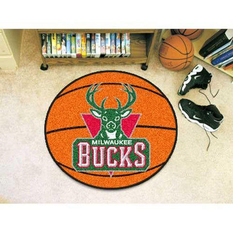 Milwaukee Bucks NBA Basketball Mat (29 diameter)