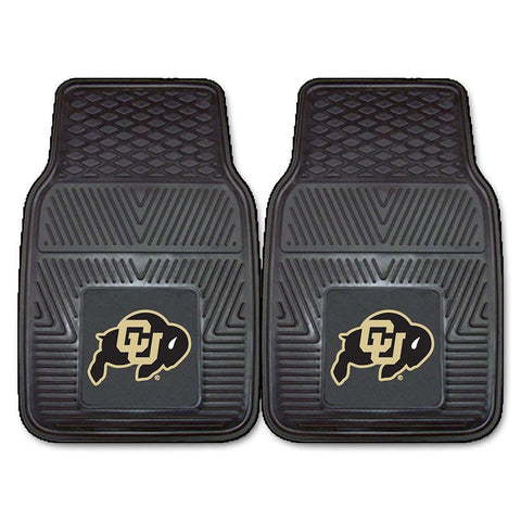 Colorado Golden Buffaloes NCAA Heavy Duty 2-Piece Vinyl Car Mats (18x27)