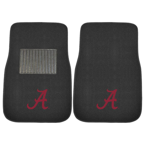 Alabama Crimson Tide NCAA 2-pc Embroidered Car Mat Set