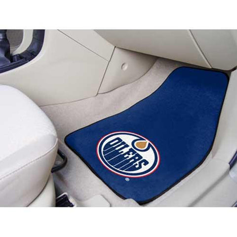 Edmonton Oilers NHL 2-Piece Printed Carpet Car Mats (18x27)