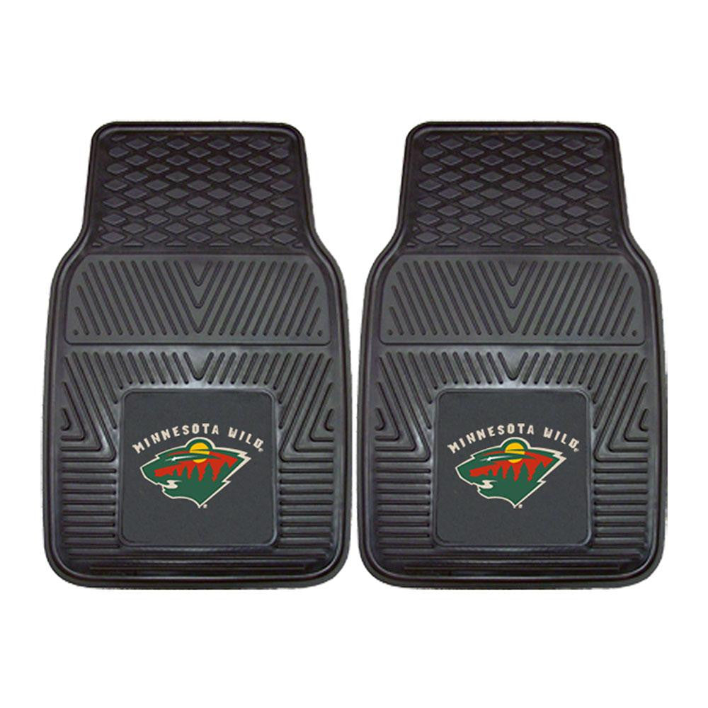 Minnesota Wild NHL Heavy Duty 2-Piece Vinyl Car Mats (18x27)