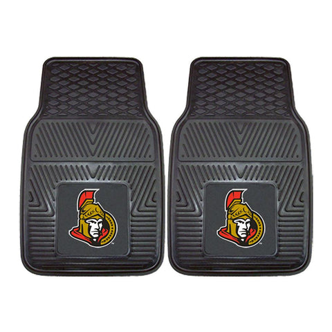 Ottawa Senators NHL Heavy Duty 2-Piece Vinyl Car Mats (18x27)