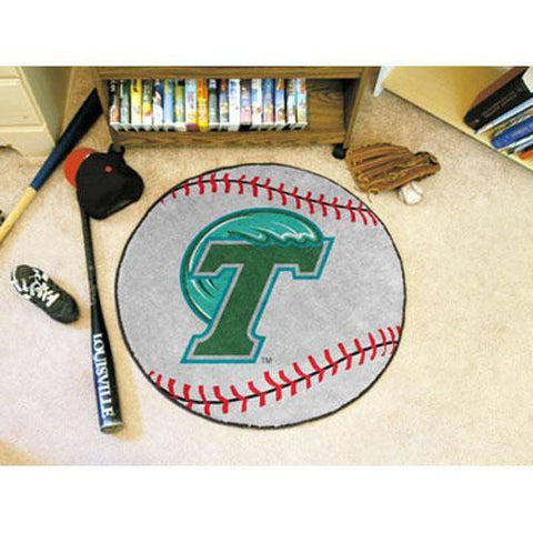 Tulane Green Wave NCAA Baseball Round Floor Mat (29)