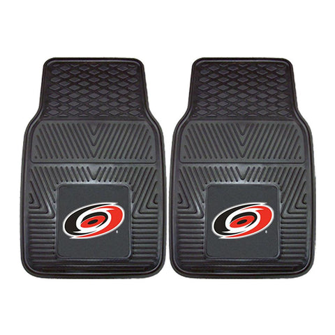 Carolina Hurricanes NHL Heavy Duty 2-Piece Vinyl Car Mats (18x27)