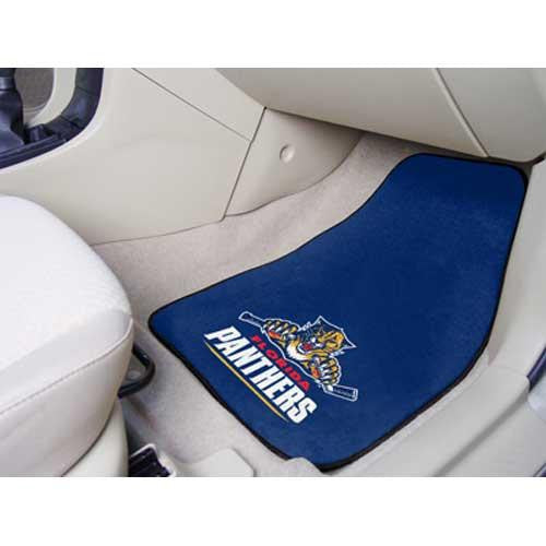 Florida Panthers NHL 2-Piece Printed Carpet Car Mats (18x27)