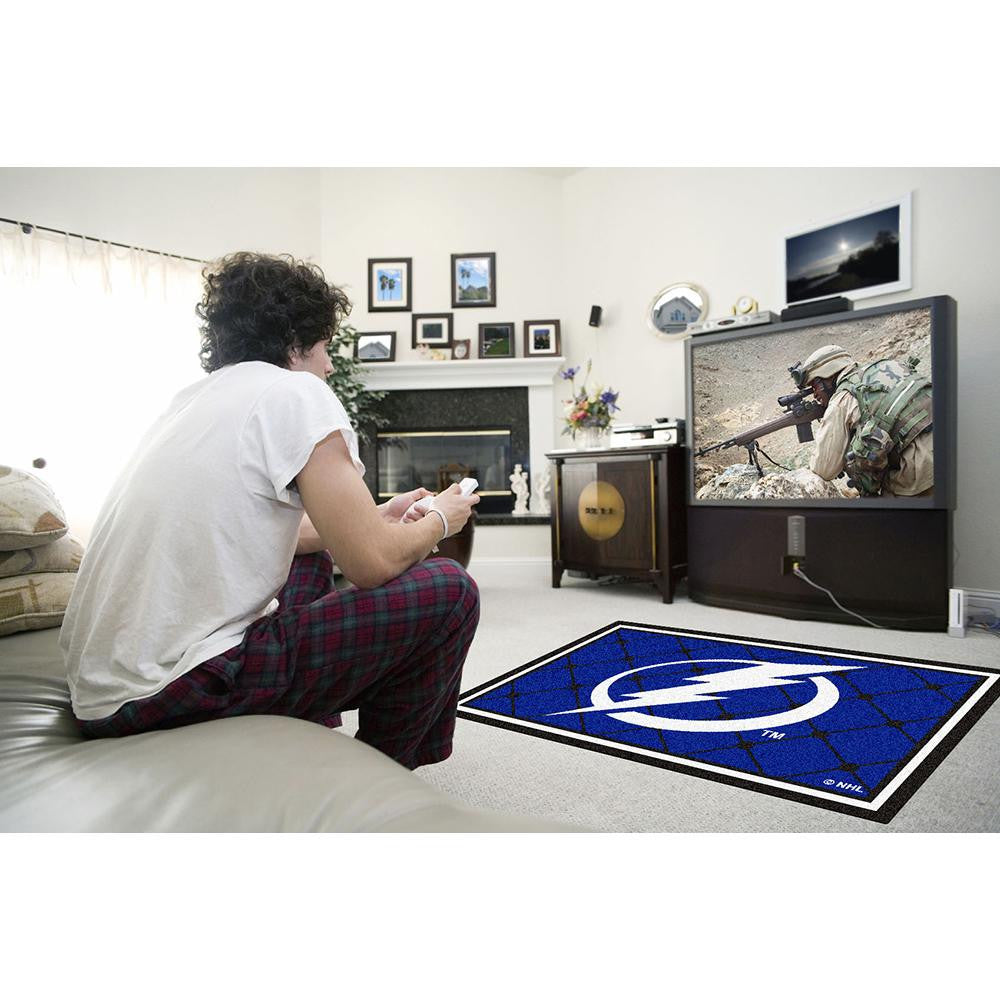 Tampa Bay Lightning NHL 4x6 Rug (46x72)