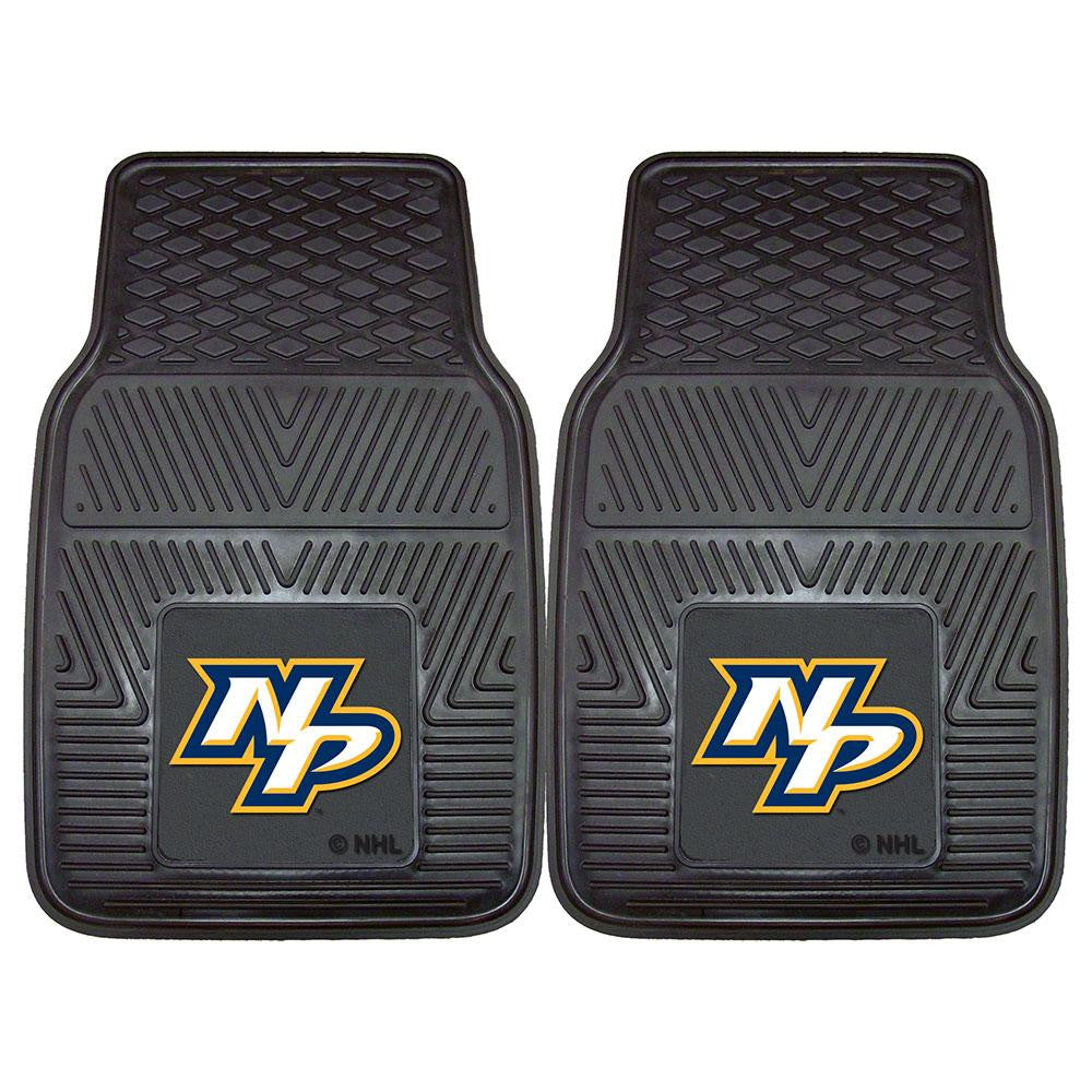 Nashville Predators NHL Heavy Duty 2-Piece Vinyl Car Mats (18x27)