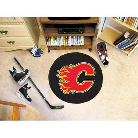 Calgary Flames NHL Puck Mat (29 diameter)