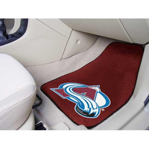 Colorado Avalanche NHL 2-Piece Printed Carpet Car Mats (18x27)