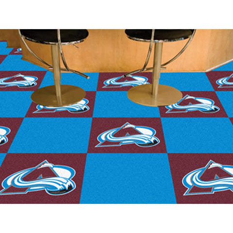 Colorado Avalanche NHL Team Logo Carpet Tiles