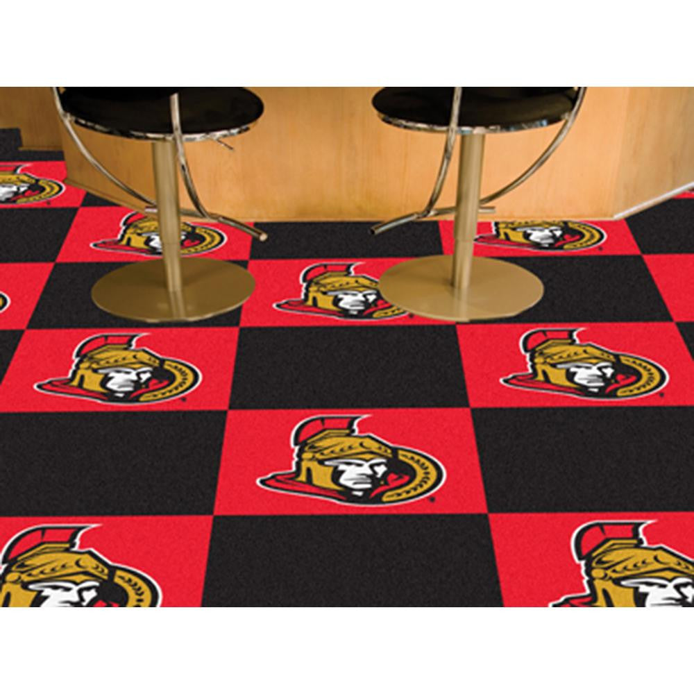 Ottawa Senators NHL Team Logo Carpet Tiles